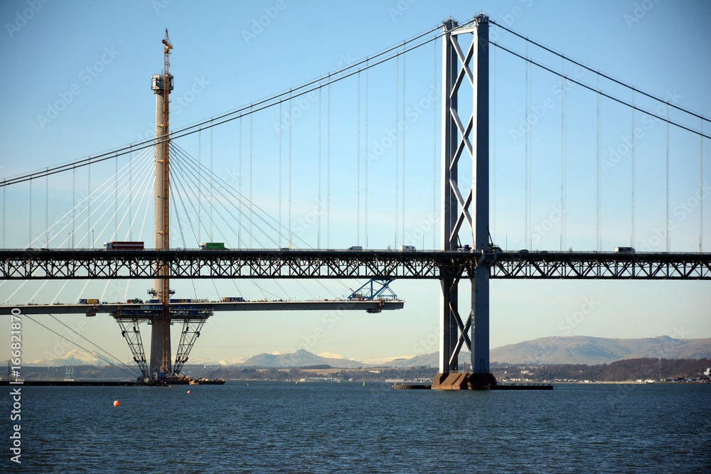 Obraz premium Forth Bridge Scotland