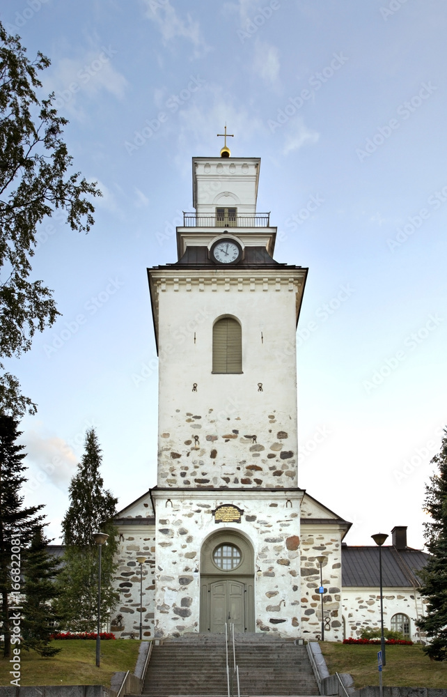 Kuopio Cathedral. Northern Savonia. Finland, historic, old, town, city