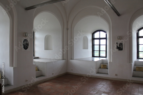 Interior of the towers of the Mir castle