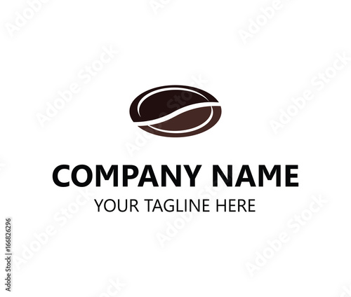 logo coffee brown coffee beans