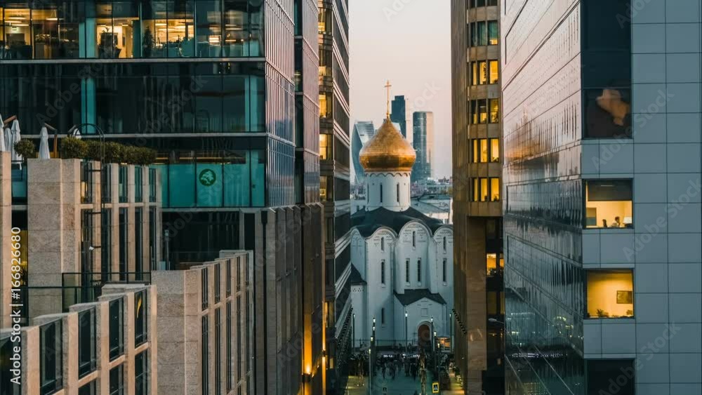 View Of Temple Of St. Nicholas In Tverskaya Zastava View Of Temple Of St. Nicholas In Tverskaya Zastava