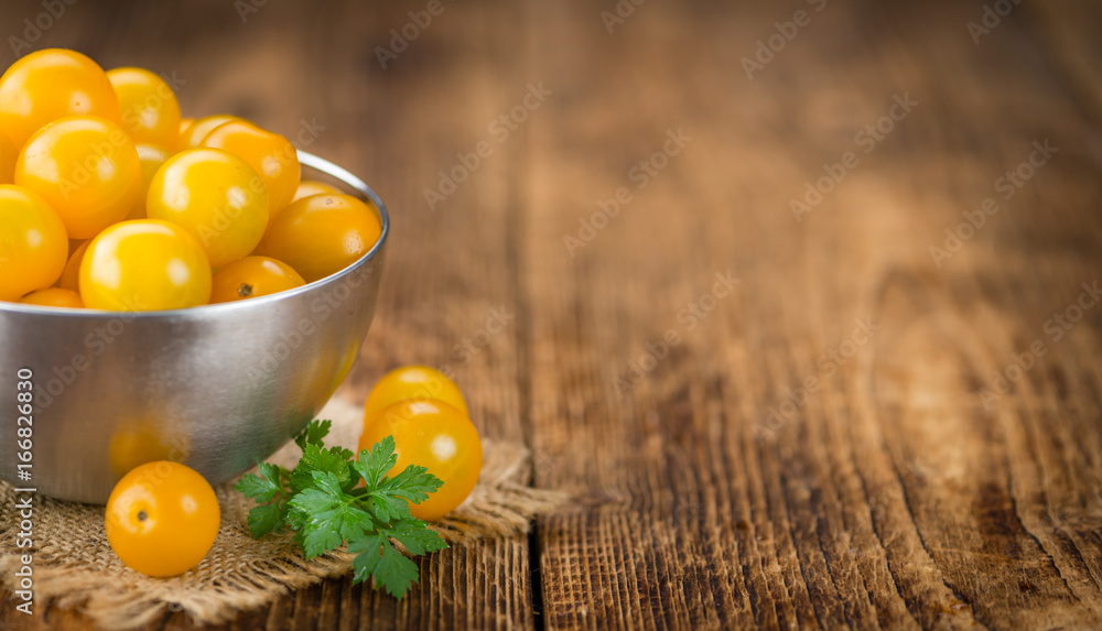 Portion of Yellow Tomatoes Portion of Yellow Tomatoes