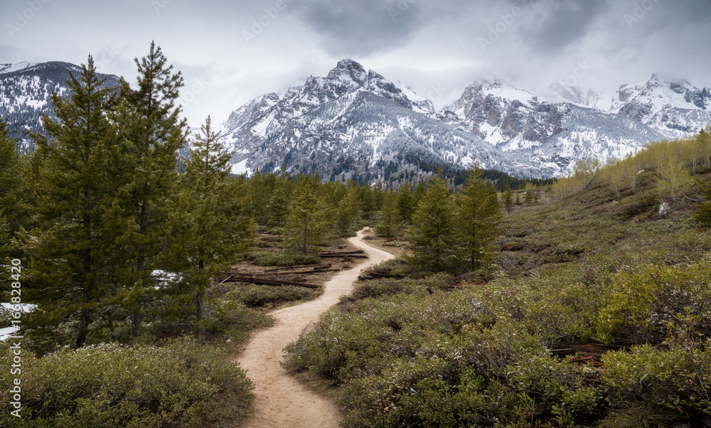 Way to mountains