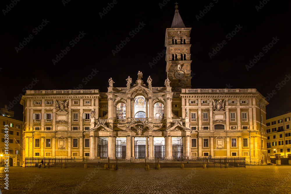 Fototapeta premium Basilica di Santa Maria Maggiore, Rome, Italy