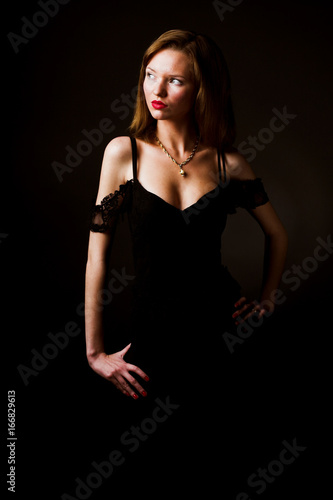 Young glamor woman