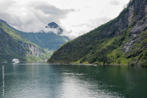 Travel Norway at Geiranger fjord