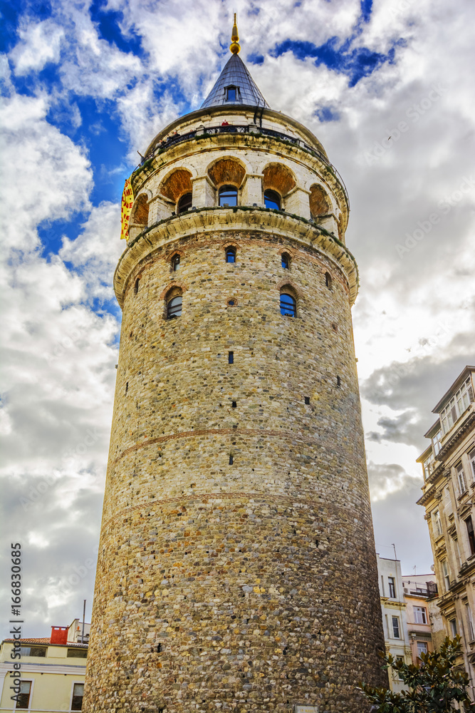 Obraz premium Galata Tower, Istanbul,Turkey