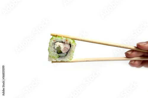 traditional japanese sushi roll