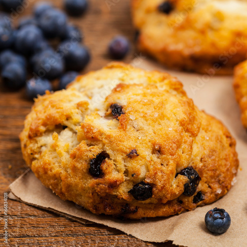 Wallpaper Mural Blueberry Scones Pastry. Selective focus. Torontodigital.ca