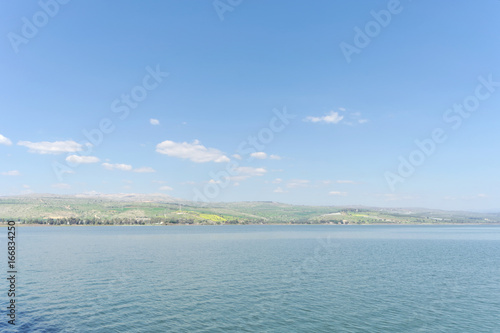 Israel, view of the Sea of Galilee