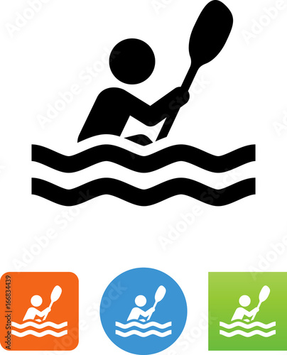 Kayak Icon - Illustration