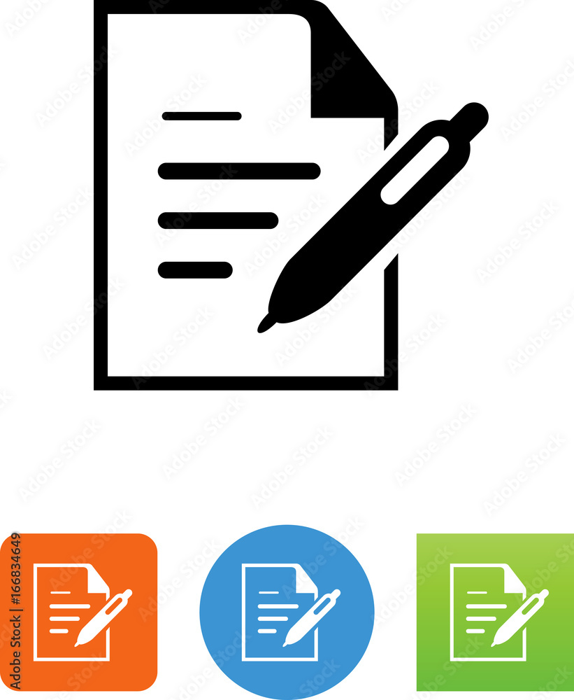 Legal Document Icon - Illustration Legal Document Icon - Illustration