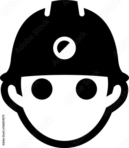 Man Wearing Hard Hat Icon