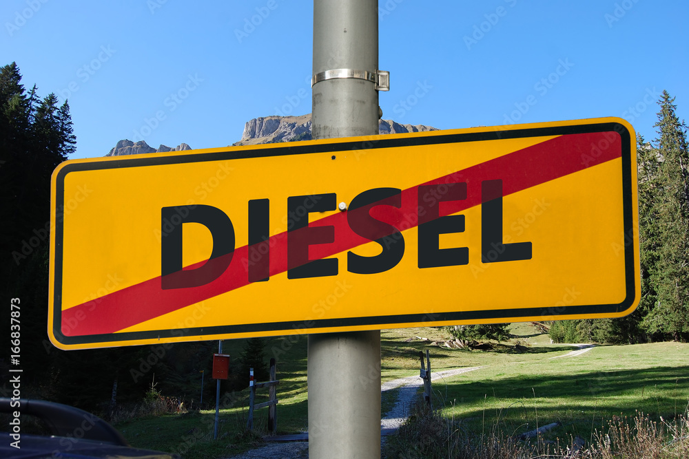 Obraz premium Dieselverbot 02 - 12