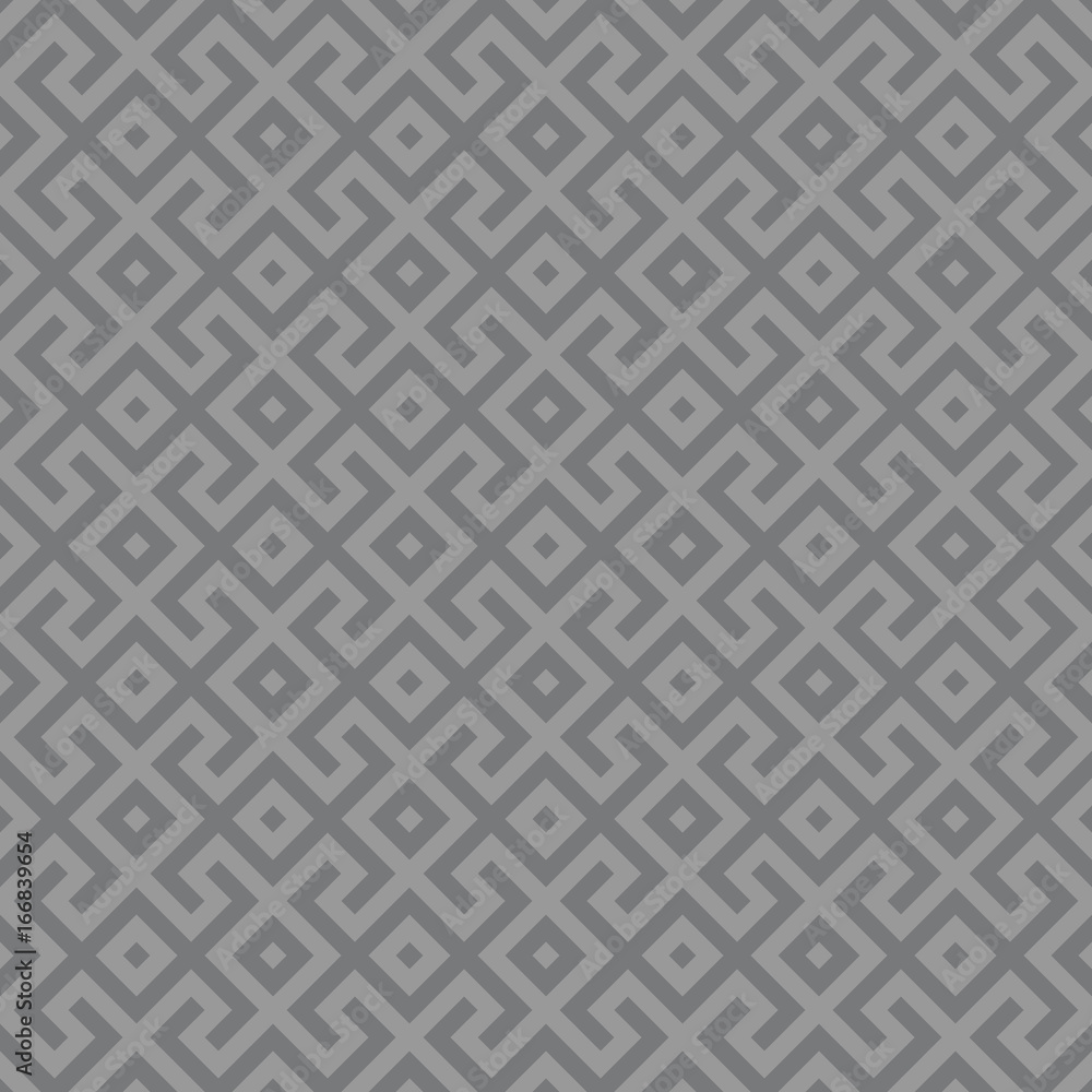 Seamless gray islamic op art geometric pattern vector Seamless gray islamic op art geometric pattern vector