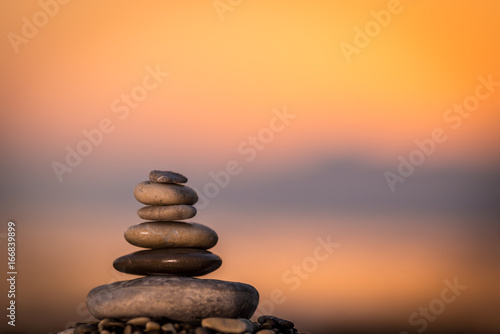 A stack of stones