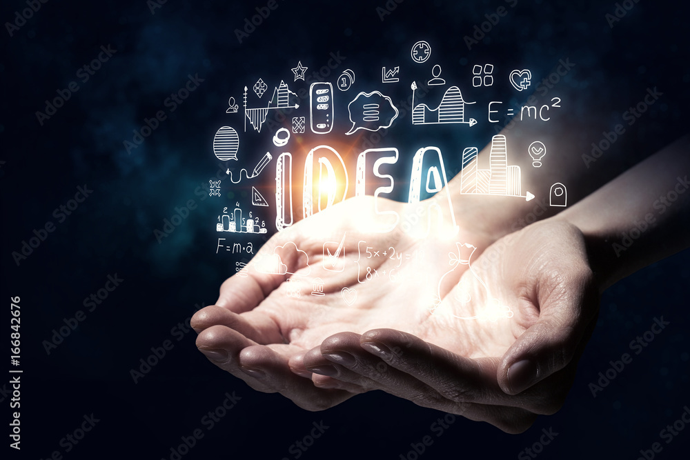 Carrying out great success idea. Mixed media Carrying out great success idea. Mixed media