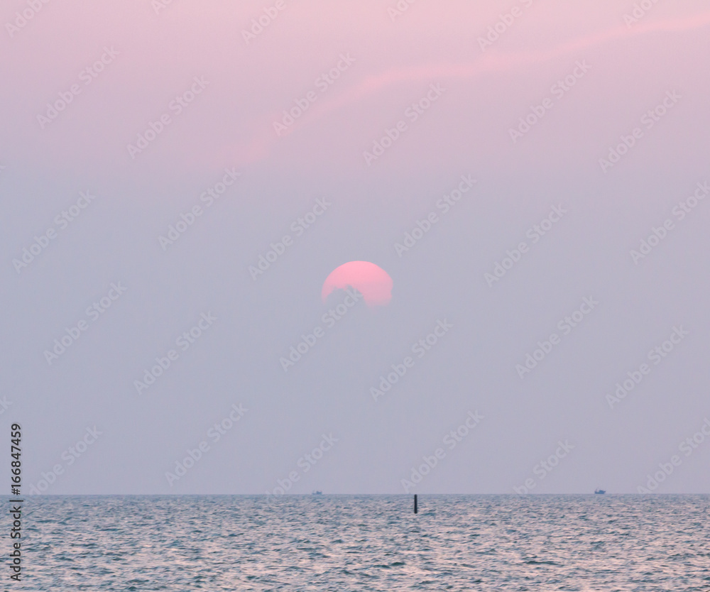 landscape sunset on the ocean landscape sunset on the ocean