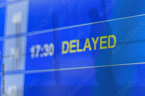 Double exposure abstract delayed flight