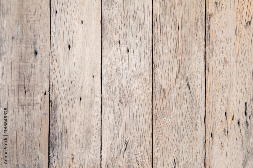 Fototapeta premium Old wooden plank for design and background.