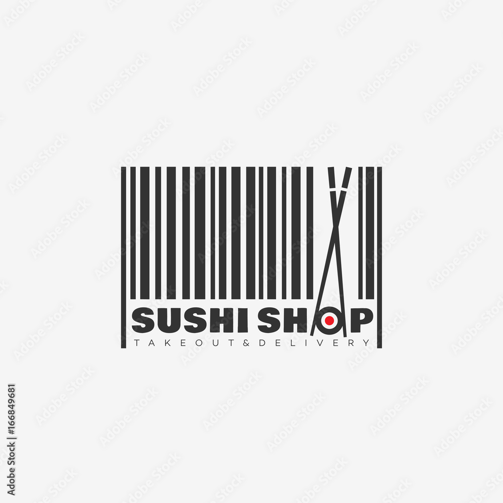 Sushi shop logo