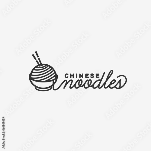 Chinese noodles logo