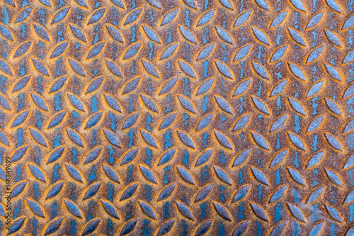 Rusty metal surface floor for texture background.