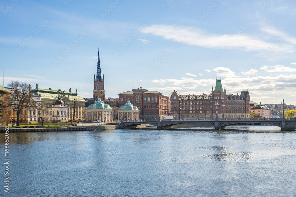 Stockholm old town city in Sweden