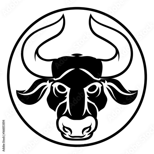 Taurus Bull Horoscope Zodiac Sign photo