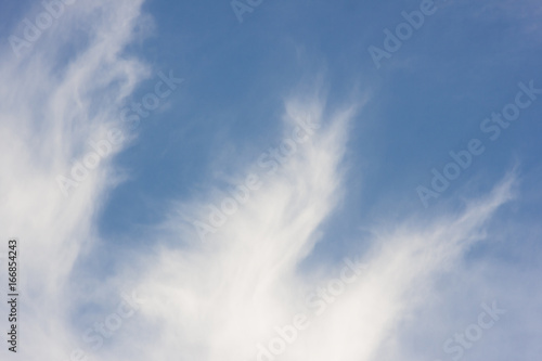 sharp edged clouds background blue sky cloudscape 