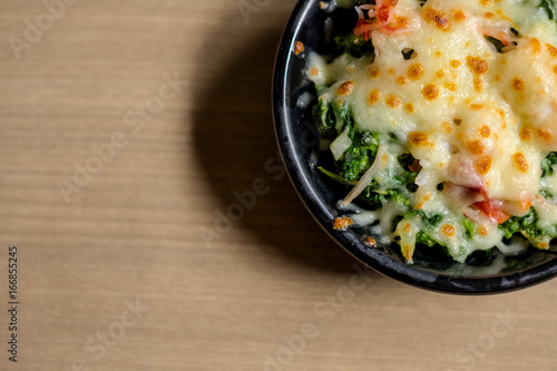 Baked Spinach with Cheese 