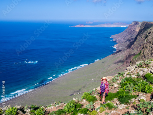 Canary Islands - Lanzarote - Famara cliffs photo