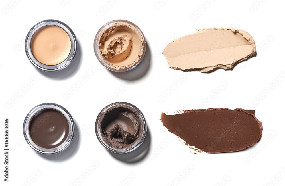 smear paint of cosmetic products smear paint of cosmetic products