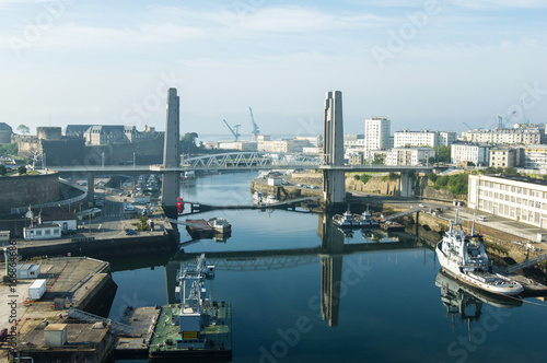 Tableau sur toile Port de Brest