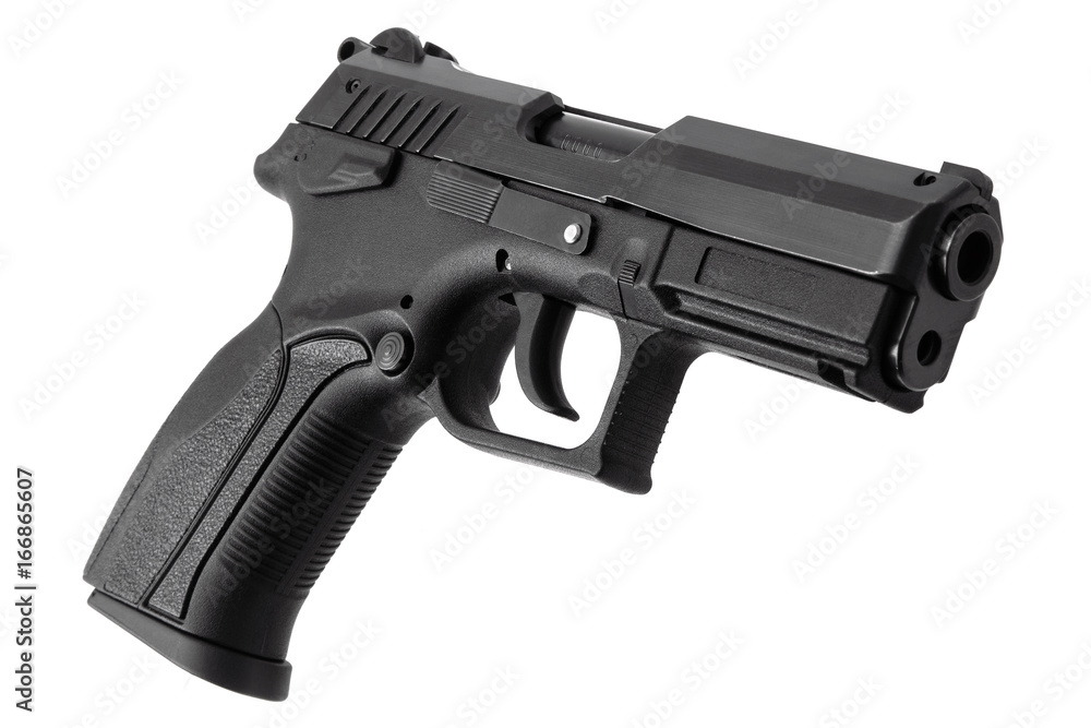 Pistol isolated on white Pistol isolated on white