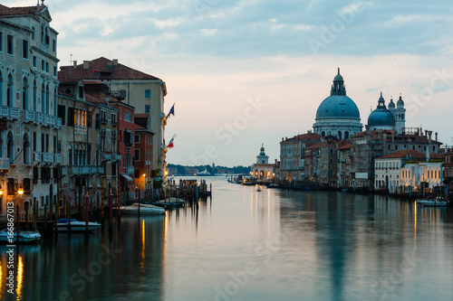 Sunrise in Venice, Smooth water in the canal © Angelov