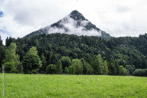 The landscape of mountain in Tyrol, Austria