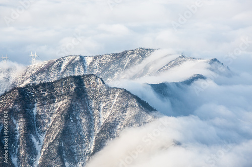 snow mountain photo