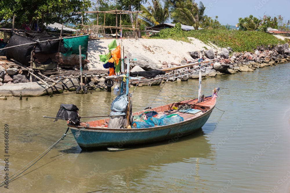 small fisher boat in thailand