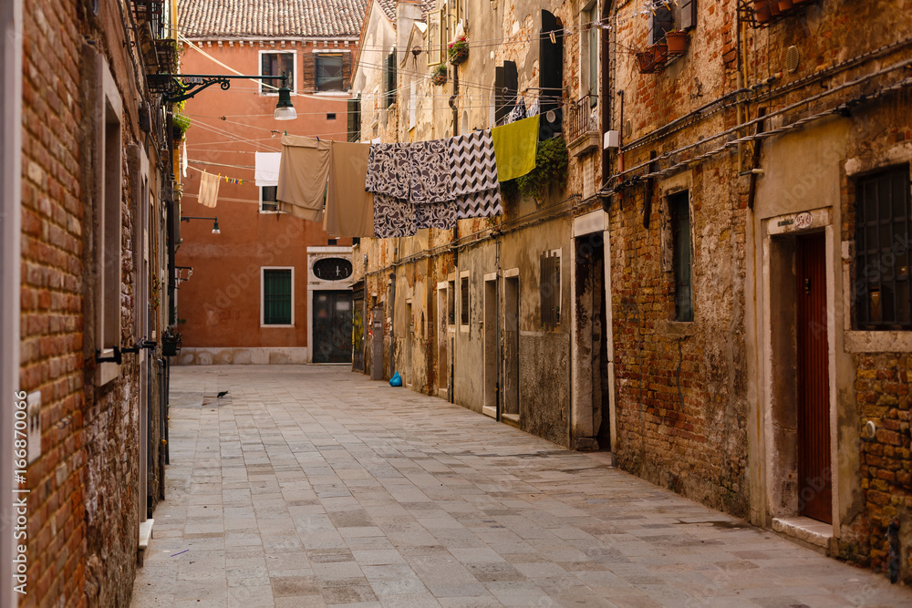 Linen on the streets of Venice
