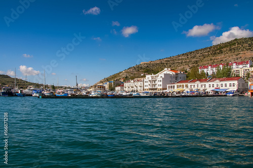 Balaklava bay and the Genoese fortress