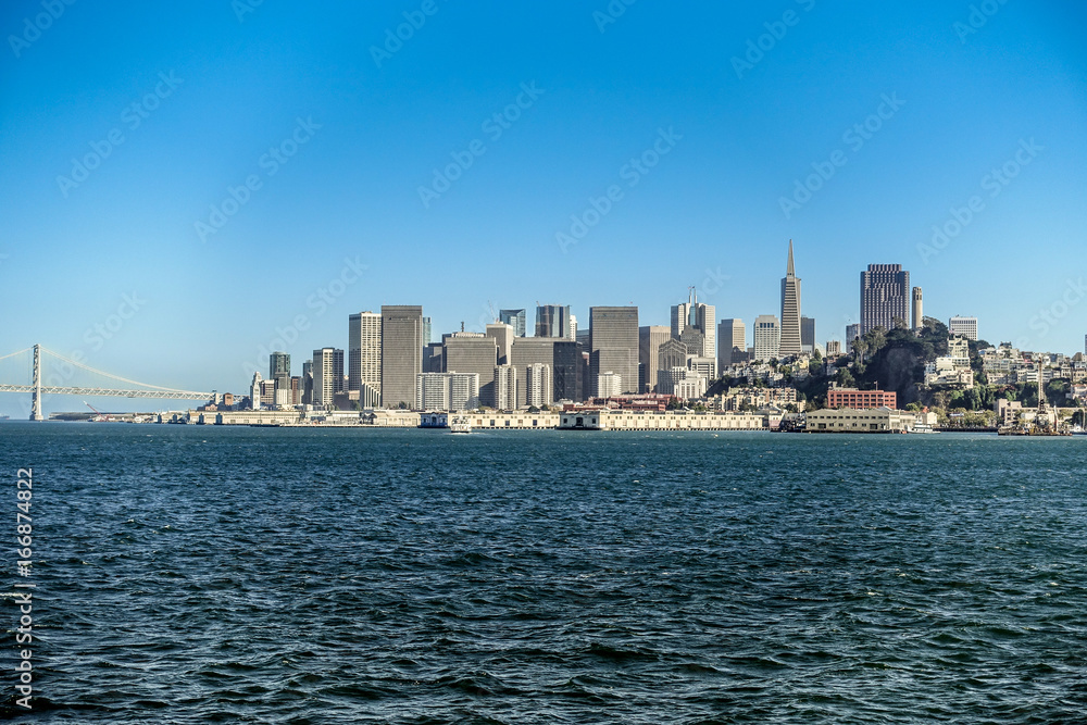 Naklejka premium Skyline San Francisco