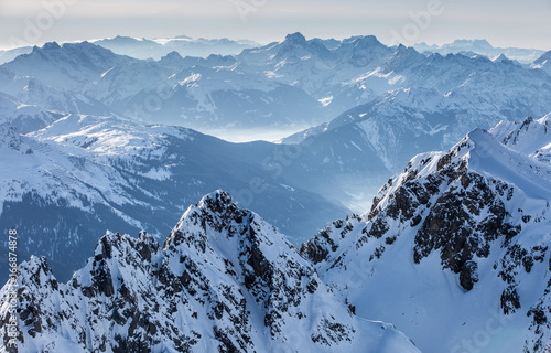 Endless Alpine Mountain Ranges © Greg Snell