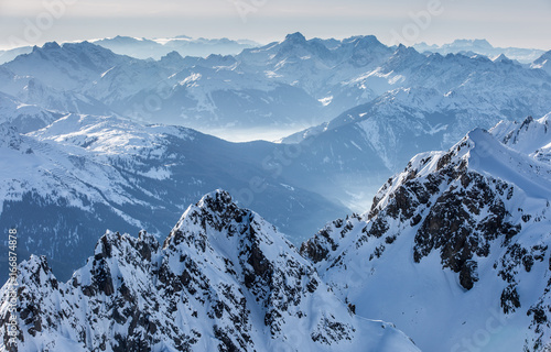 Endless Alpine Mountain Ranges