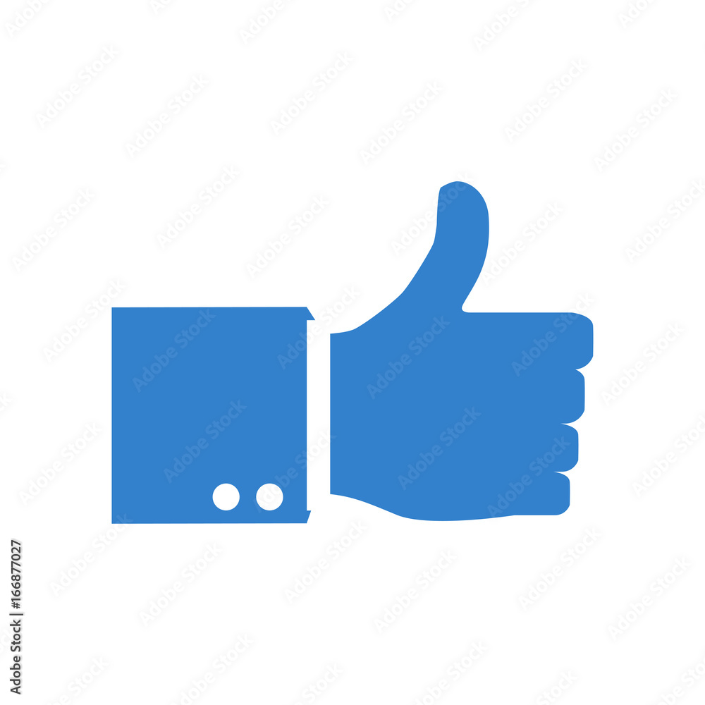 Thumb Up vector icon. Isolated on a background. Like symbol. Vector illustration Thumb Up vector icon. Isolated on a background. Like symbol. Vector illustration