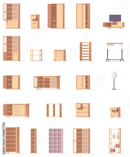 Vector cabinets set