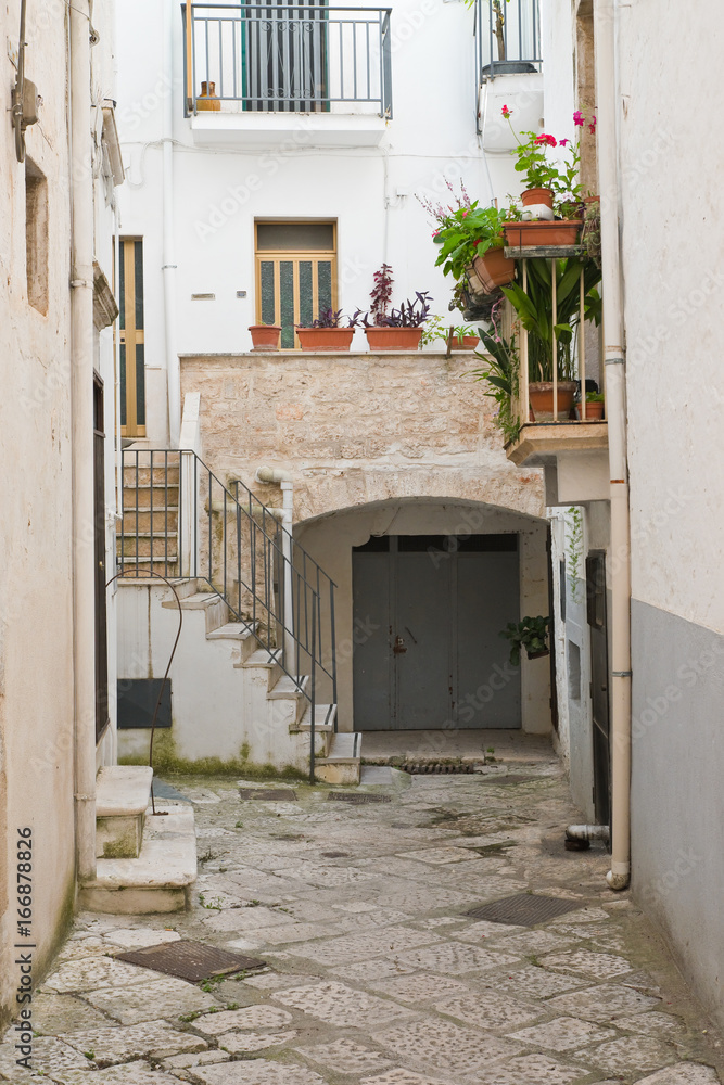 Alleyway. Putignano. Puglia. Italy. 