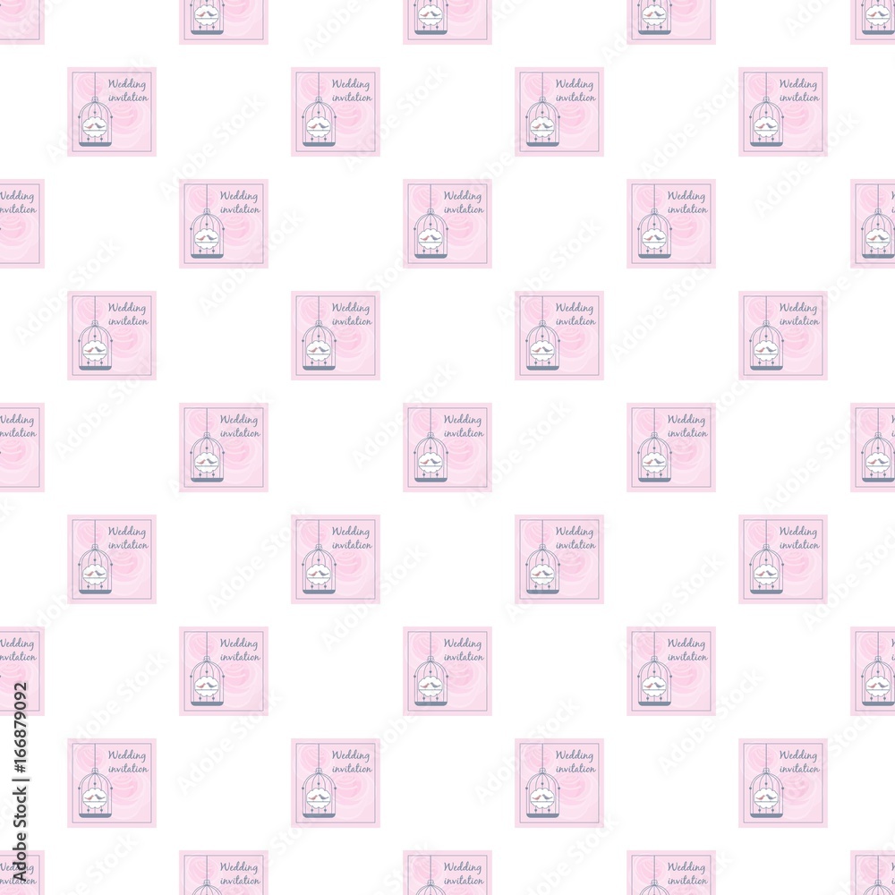 Wedding invitation pattern Wedding invitation pattern