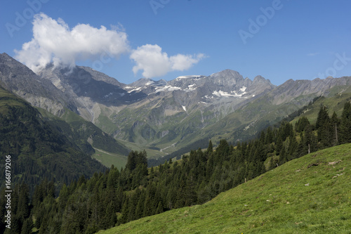Oberes Calfeisental - ein Sommertag in den Schweizer Bergen photo