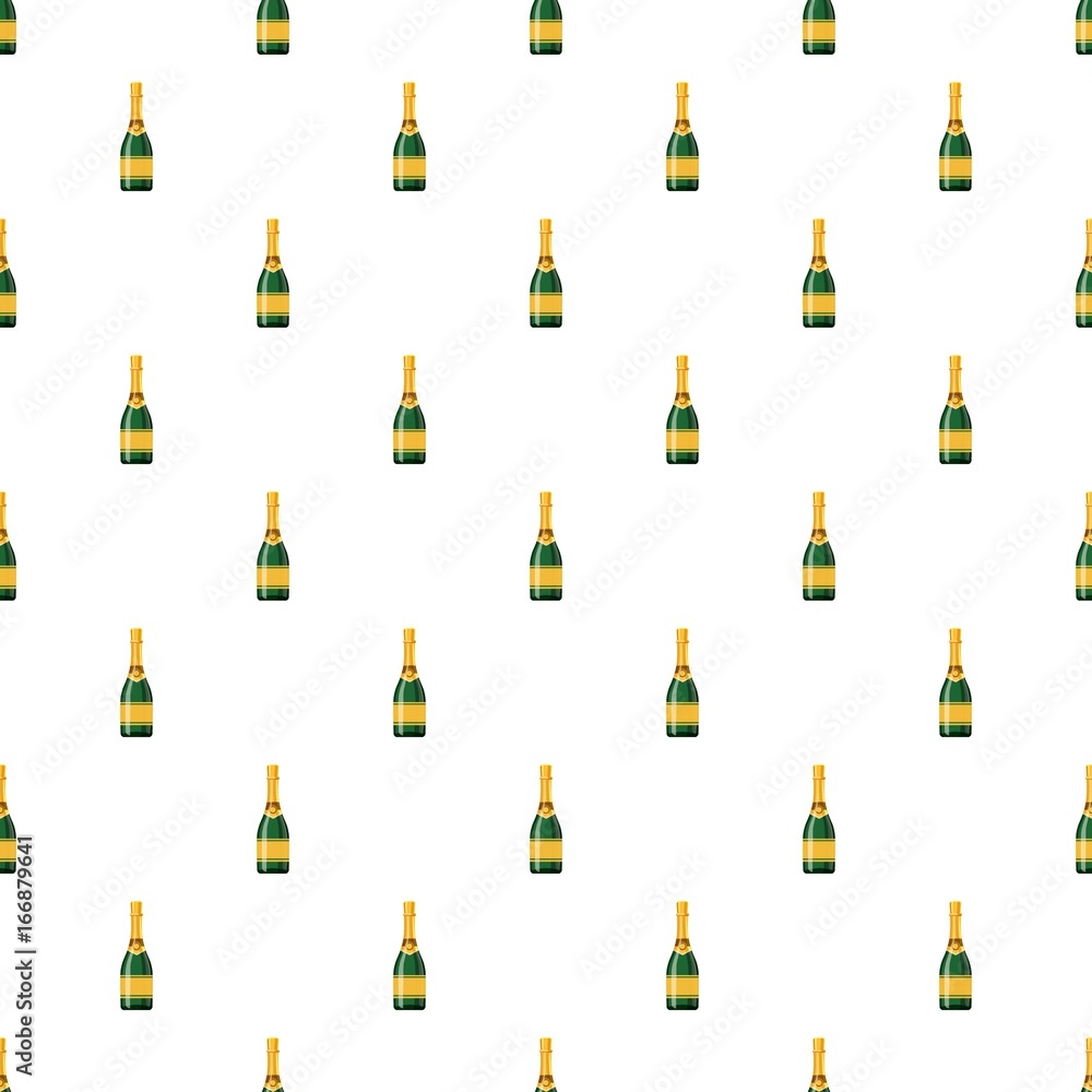 Champagne bottle pattern